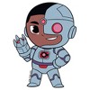 Infant's DC Super Friends Cyborg Power Pose Bodysuit - 2 of 3