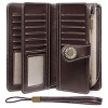Women’s Wallet Leather Wristlet – RFID Blocking Large Capacity Credit Card Holder with Zipper Pocket, Multiple Compartments & Phone Slot - 3 of 4