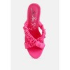 Page 3 Scrunchie Strap Block Sandals Women - 3 of 4