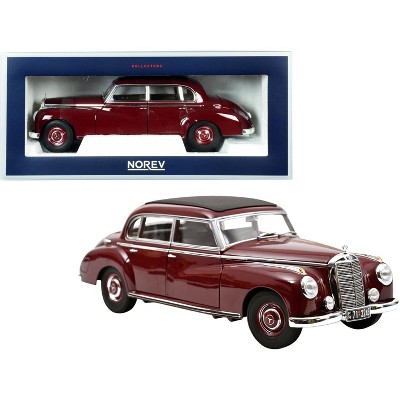 1955 Mercedes Benz 300 Dark Red with Black Top 1/18 Diecast Model Car by Norev