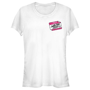 Juniors Womens Fortnite Cuddle Name Tag T-Shirt - 1 of 4