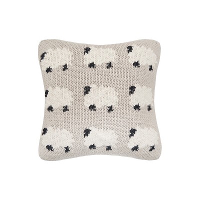 C&F Home 10" x 10" Sheep Knitted Throw Pillow