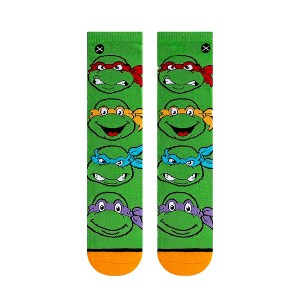 ODD SOX, Nickelodeon Kids Socks, SpongeBob & TMNT Ninja Turtles, Crew Size 7-10 - 1 of 4