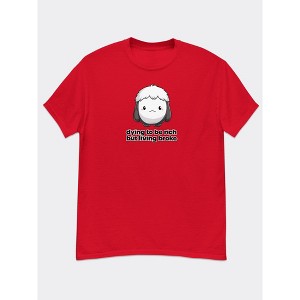 MyMoodTee Women’s Dying to Be Rich But Living Broke Cotton Graphic Tee – Funny Money Struggle Shirt - 1 of 3
