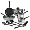LunaLulinlk 14 Pc Stainless Steel Tri-Ply Base Cookware Set - 2 of 4