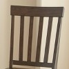 Set of 2 Cayla Side Chair Dark Oak - Steve Silver Co.: Wood Frame, Slat Back, Armless Design, 250lb Capacity - 3 of 4