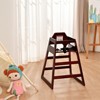 FONTOI Breast Feeding Accessories Kit, Portable Feeding with Perimeter Rail, Baby Booster Seat, Compact Toddler Chair, Brown, 22.9"*29.2"*20" - 3 of 4