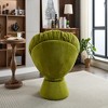 FURNIinspire Accent Chair Oversized Swivel Accent Chair 360 Swivel Barrel Chair Papasan Chair For Living Room Bedroom, Green, 36.62"*24.80"*17.32" - 2 of 4