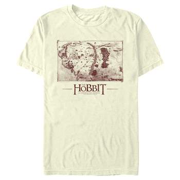 Men\'s The Hobbit: The Desolation Of Smaug Character Poster T-shirt - Beige  - 3x Large : Target