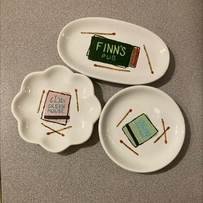 3ct Ceramic Trinket Dishes Transfers and Painting Craft Kit