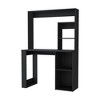 FONTOI Computer Desk Ith Hutch Storage Shelves Office Desk Bedroom Study Desk Workstation Work Table for Living Room, Black, 17.72"* 38.78"*58.35" - 2 of 4
