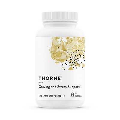 Thorne Craving and Stress Support (formerly Relora Plus) - 5-MTHF, B Vitamins, Folate, and Plant Extracts - 60 Capsules - 30 Servings