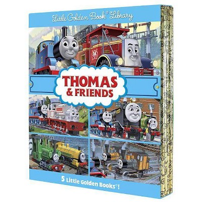 Thomas & Friends Little Golden Book Library - (Little Golden Books (Random House)) by  W Awdry (Mixed Media Product)