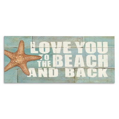 Stupell Industries Beach & Back on Bricks, 40" x 17"