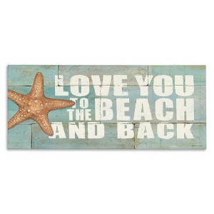 Stupell Industries Beach & Back on Bricks, 40" x 17" - 1 of 4