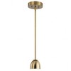 Baland™ 4" 1 Light Mini Pendant Black and Polished Nickel - 3 of 3