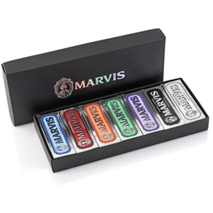 MARVIS Toothpaste Gift Set (7 x 1.3 oz) - TRAVEL SIZE SET, freshens breath and helps remove plaque. | Tooth Paste for Teeth - 1 of 4