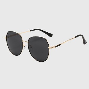 Anna-Kaci Women's Polarized Aviator Sunglasses Gradient - 1 of 3