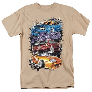 Men's Fast And The Furious Smokin Street Cars T-Shirt - 1 of 4