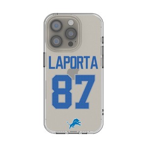 NFL Detroit Lions Players Game Tactic Clear Cell Phone Case for Apple iPhone - 1 of 4
