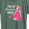 Women's - Disney - Full Of Christmas Cheer Aurora Short Sleeve Graphic T-Shirt - 2 of 4