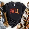 Simply Sage Market Varsity Fall Ombre Short Sleeve Tee - L - Black - 3 of 4