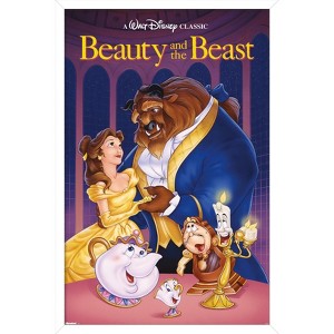 Trends International Disney Beauty and the Beast (1991) - Collector's VHS Cover Framed Wall Poster Prints - 1 of 4