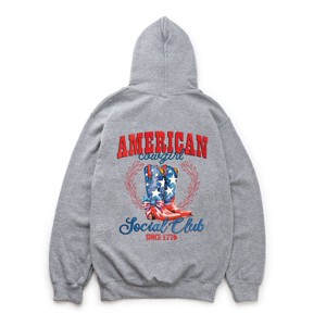 Simply Sage Market American Cowgirl Social Club Front And Back Hoodie - 1 of 4