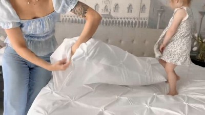 White Full/Queen Down Alternative Microfiber Comforter Set