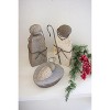 River Rock Mary, Joseph, and Jesus – Handmade 7" Holiday Nativity (2 X Set of 3) by Kalalou - 3 of 3