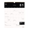 Altitude 2025 Monthly Wall Calendar 15"x12" Black: Spiral Planner for Adults & Teens, January-December - 2 of 4