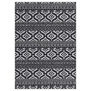 Area Rug Machine Washable Rug Vintage Ultra-Thin Low Pile Rugs Non Slip Non Shedding Rug Foldable Indoor Carpet for Bedroom Living Room - 1 of 4