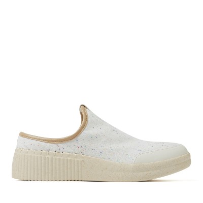Женские кроссовки Dearfoams Women's Lila Mule Slip-On Sneaker - Cream Size 10 — фото 2