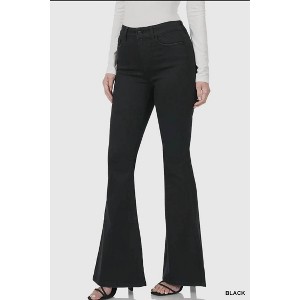 Women's High Rise Flare Jeans - ZENANA - 1 of 3