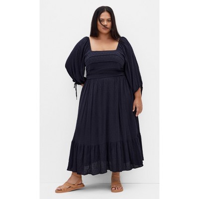 Women's Plus Size Ally Dress - navy | CITY CHIC