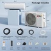Costway 11500/11500/17000/23000 BTU Wifi Enabled Mini Split Air Conditioner & Heater Works with Alexa - 3 of 4