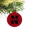 Northwestern Oklahoma State Secondary Mini Small Tiny Wood Christmas Tree Holiday Ornament - 3 of 4