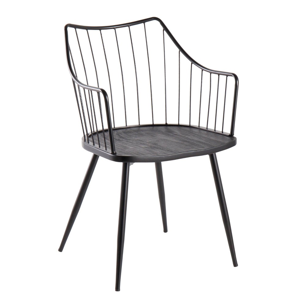 Photos - Chair Winston Dining  Black - LumiSource