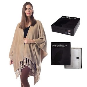 Travel Wrap for Women, Fleece Travel Scarf for Women Airplane, Lightweight and Warm Travel Shawl with Fringes, Makes a Great Gift for Mom - 1 of 1