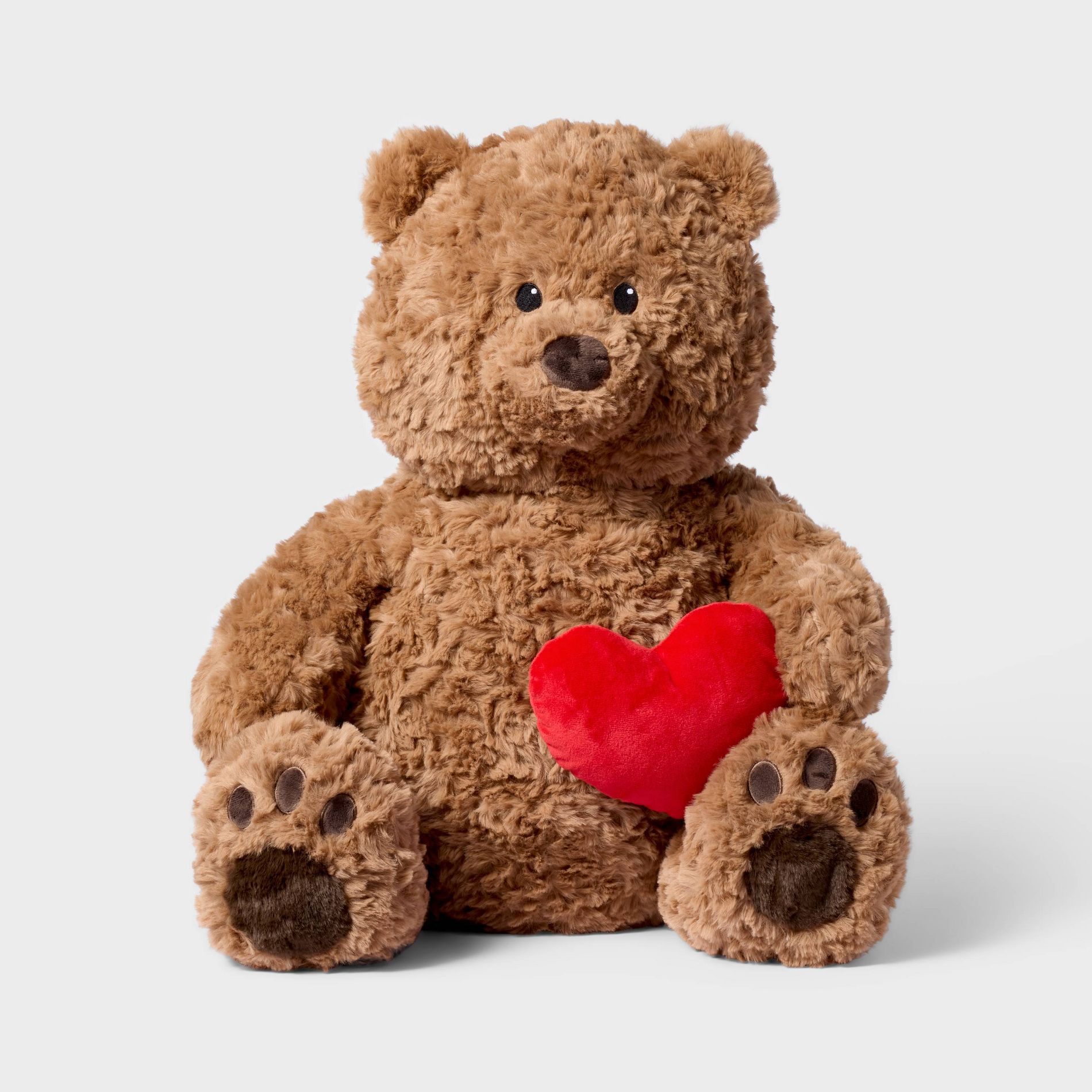 21" Jumbo Bear with Heart Stuffed Animal - Gigglescape™