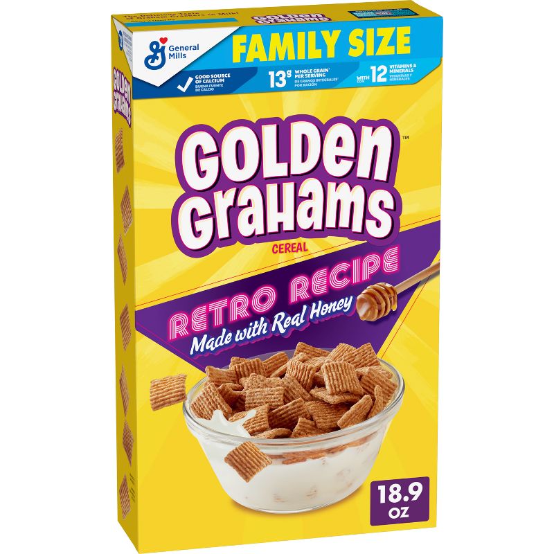 General Mills Family Size Golden Grahams Cereal - 18.9oz, 1 of 13