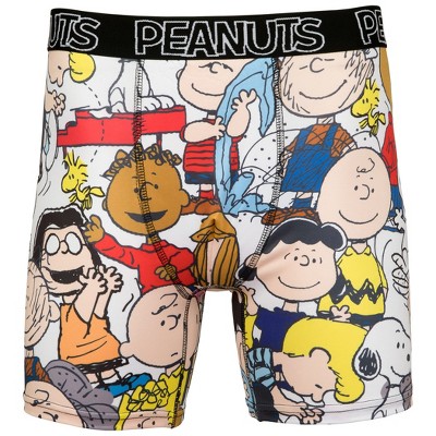 Mens Peanuts Character Collage Boxer Briefs