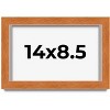 PosterPalooza | Photo Size Flat Brown Picture Frame - UV Acrylic, Foam Board Backing, Hanging Hardware - 2 of 4