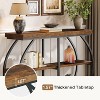 Dexmalle 41.3" Industrial Narrow Console Table with Arched Metal Frame - 4 of 4