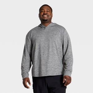 Men's Long Sleeve Soft Stretch Hooded Top - All In Motion™ - 1 of 3
