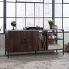 Sauder Market Commons TV Credenza for TVs up to 60" Rich Walnut - 3 of 4