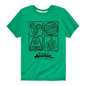 Boys' - Avatar: The Last Airbender - Four Elements Short Sleeve Graphic T-Shirt - 1 of 4