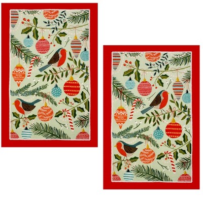 Tabletop 29.0" Between The Branches Tea Towels Timeless Textiles Ulster Weavers  -  Kitchen Towel