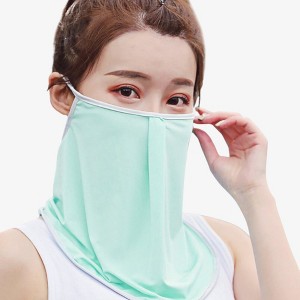 Anna-Kaci Women's Lightweight Face Cover Scarf with Ear Loops - 1 of 3