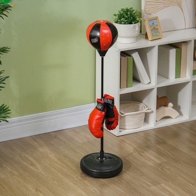 Punching Bag for Kids, Punching Bag with Stand, Boxing Gloves for 5-10 Year Old, Adjustable Kids Boxing Bag